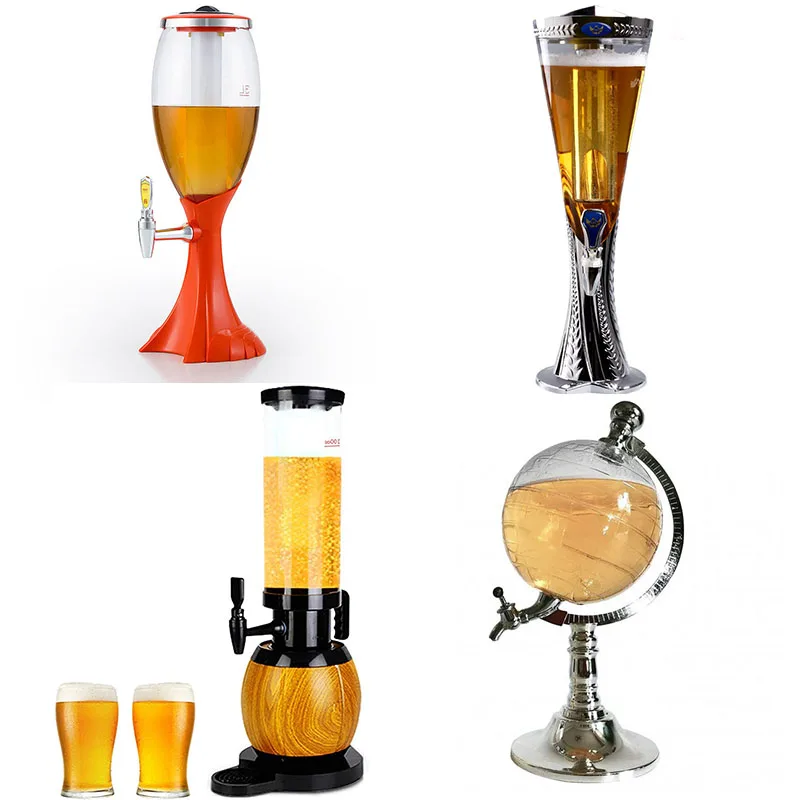 Distributeur de boissons de table avec robinet, format Draft Beer Tower, 3  L. - Chine Tour de bière et tour de bière 3 L prix