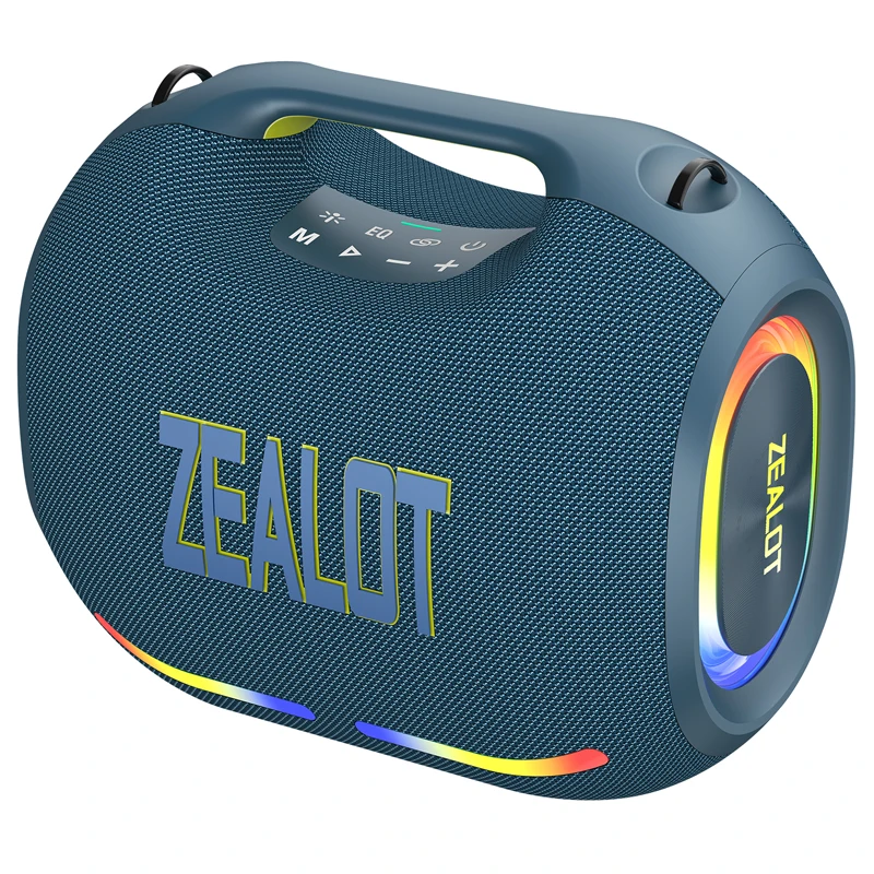 Zealot ZE01 120W Portable Outdoor RGB LED Lighting Speaker