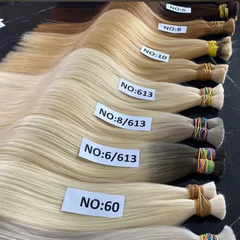 Ruyihair Virgin Hair Bulk Bundle Cabello Humano Hair Human 100% Unprocessed Raw Virgin Human Hair Extensions