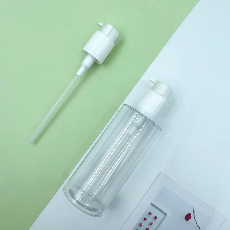 Custom White Cosmetic Plastic Shampoo Lotion Soap and Dispenser Pump 24/410