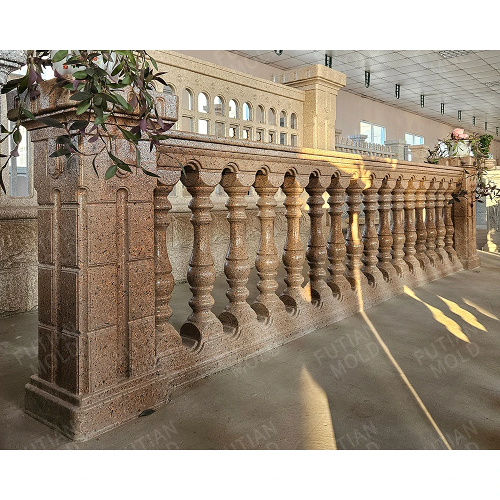 Terrace Casting Decorative Handrail Vase Column Concrete Fence Form Balustrade Mold for Sale