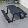 BK-140cm table with bench