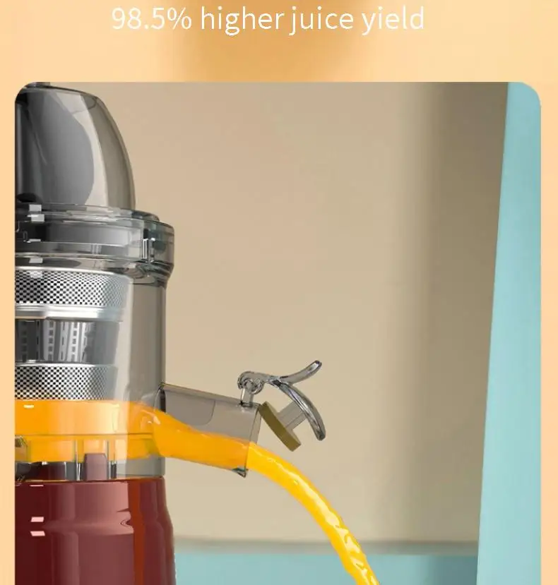 Wide Chute Press Fruit Machine Commercial Juicer Extractor Manual Slow Juicer