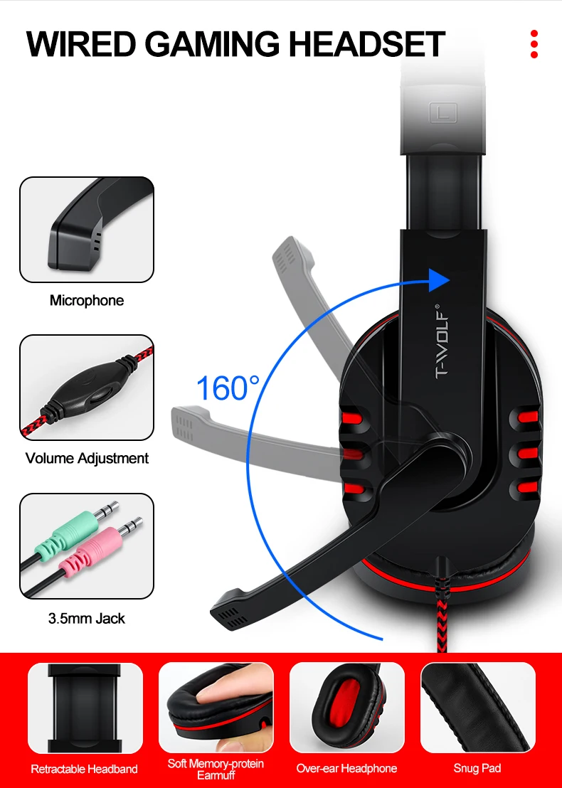 Twolf Tf800 Rgb Keyboard 4 In 1 Gaming Keyboard Mouse Headphone And
