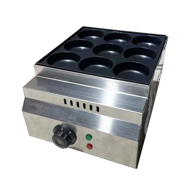110V/60Hz or 220V/50Hz Stainless Steel Body 25 Hole Electric Food Muffin Maker - Image 3