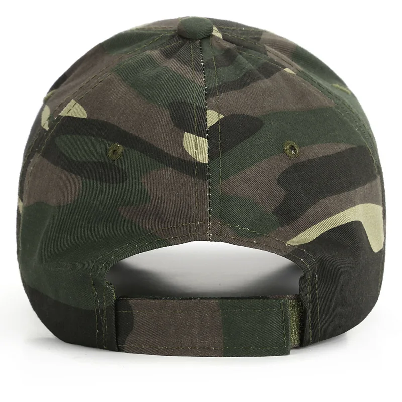 High Quality Custom 6-Panel Embroidered Dad Hat Cap Men 3d Embroidered Custom Logo Camouflage Sport Baseball Cap Trucker Cap