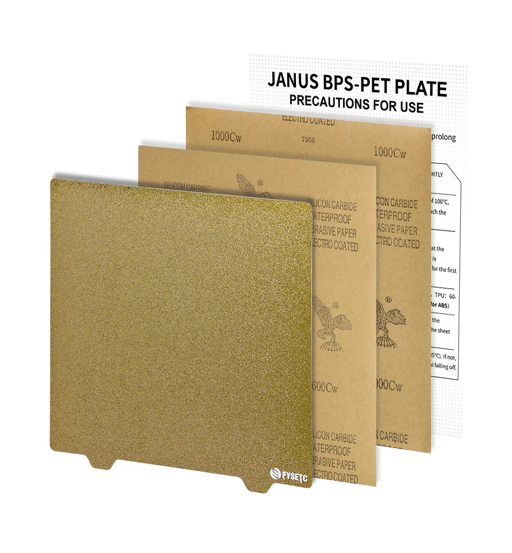 Janus Multiprobe Sheet.pdf Double Sided Sheet JANUS BPS-PET PLATE for 3D Printers