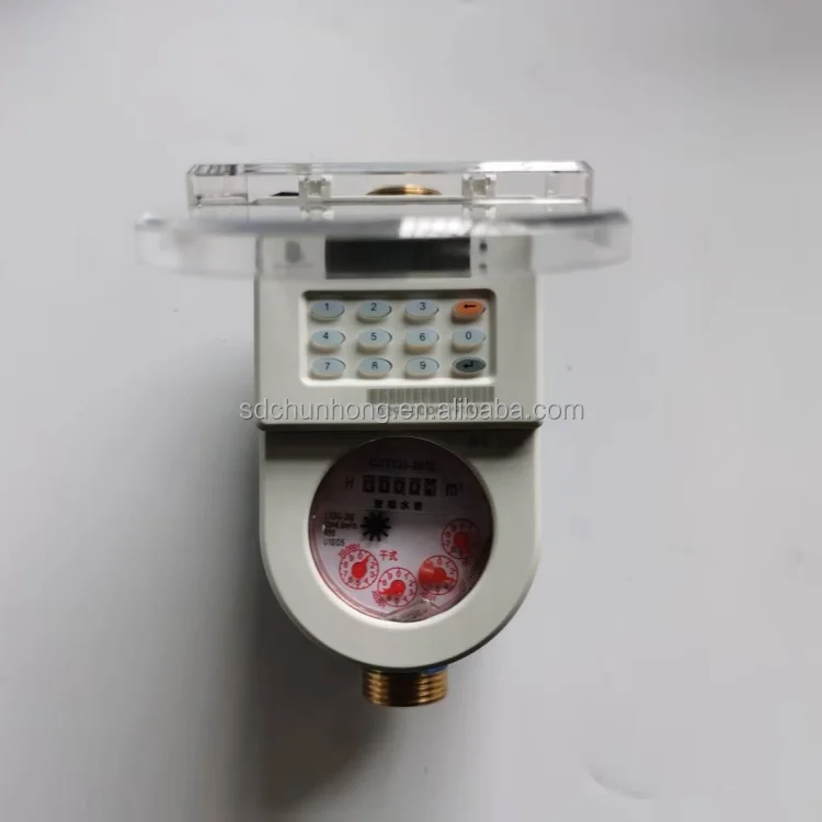 Premium Prepaid Smart Water Meter with Arabic LCD Display Saudi Qatar 50°C Heat Resistance and Sandstorm Protection
