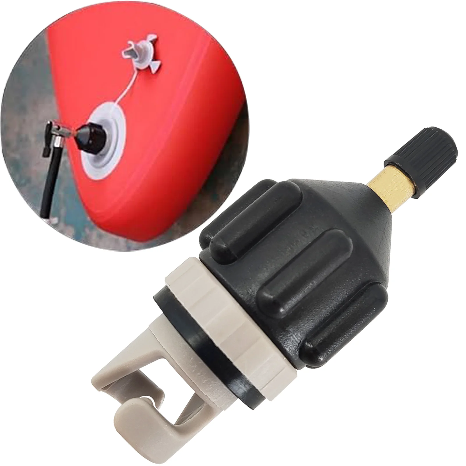 BUZIFU Adaptateur De Pompe SUP – Valve Universelle En Cuivre Pour Kayak, Paddle, Bateau Gonflable, Gonflage Rapide