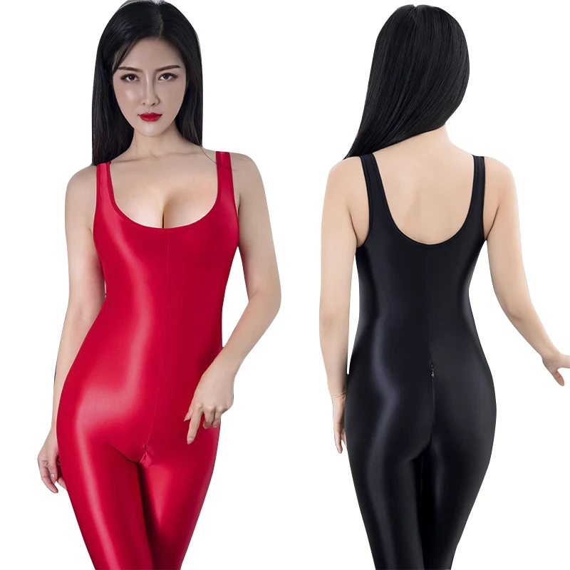 Seamless Glossy Tight Crotchless Swimsuit Jumpsuit Sexy Oily See Through  Bodysuit Zipper Open Crotch For Men And Women Plus Size - Buy Girls Open  Crotch Sexy Bodysuit,Sexy Ladies Jumpsuit,Sexy Jumpsuits Club Wear
