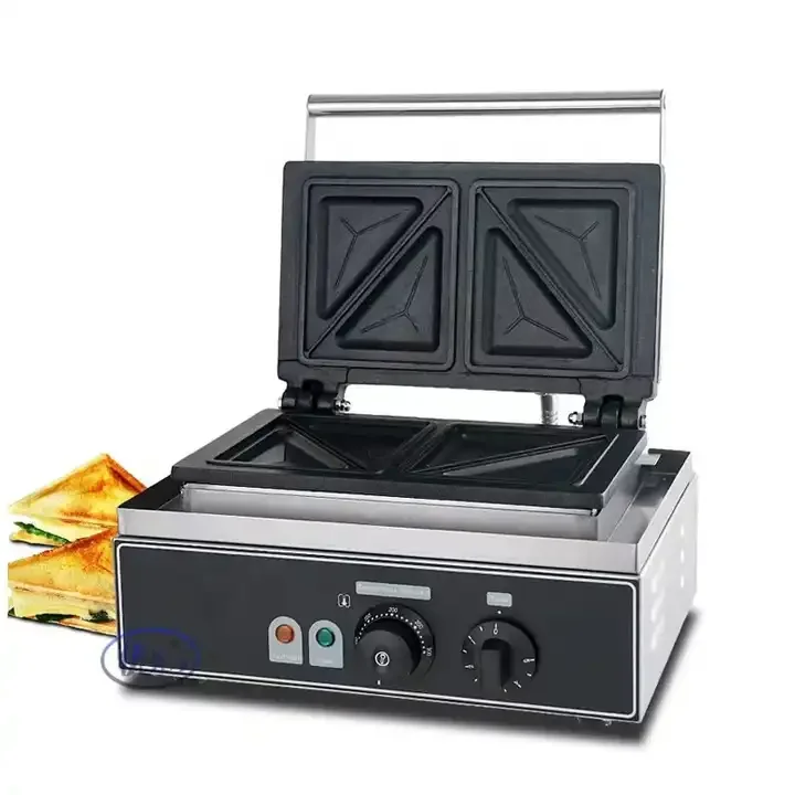 家庭用サンドイッチ機器鋳鉄バブルワッフルメーカープロの