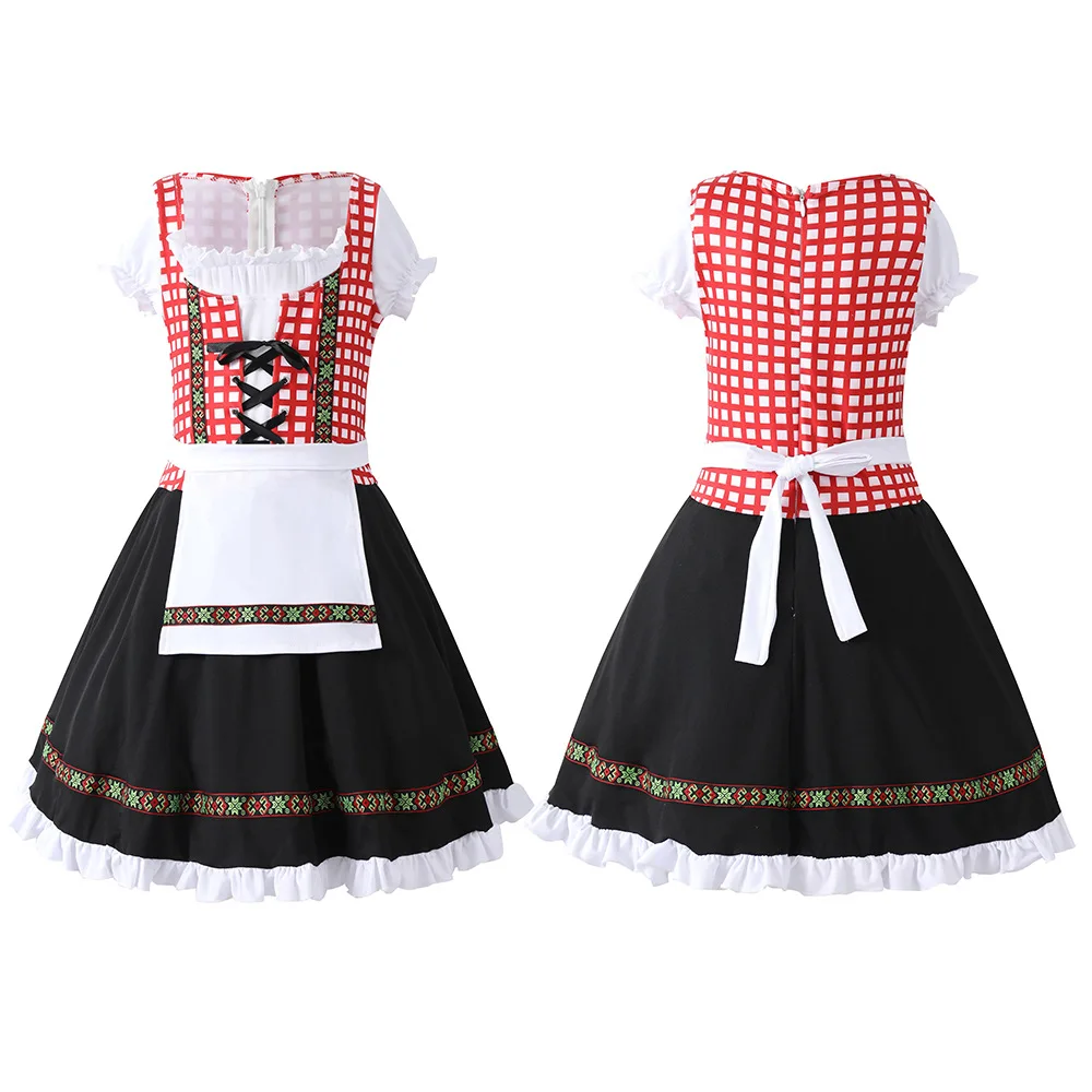 Bavarian Beer Maid Costume - Women – Fancy Dress Central - View #4