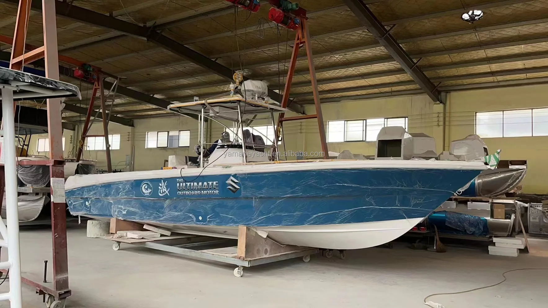 32ft Fiberglass Luxury Pleasure Tourist Speed Sports Ferry Boat Fishing ...