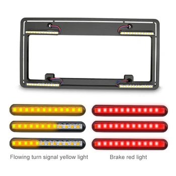Latest Wide Application License Lamp Motorcycle Car License Plate Light Led Driving Light Turn Signal
