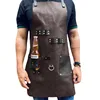 Pu leather dark brown