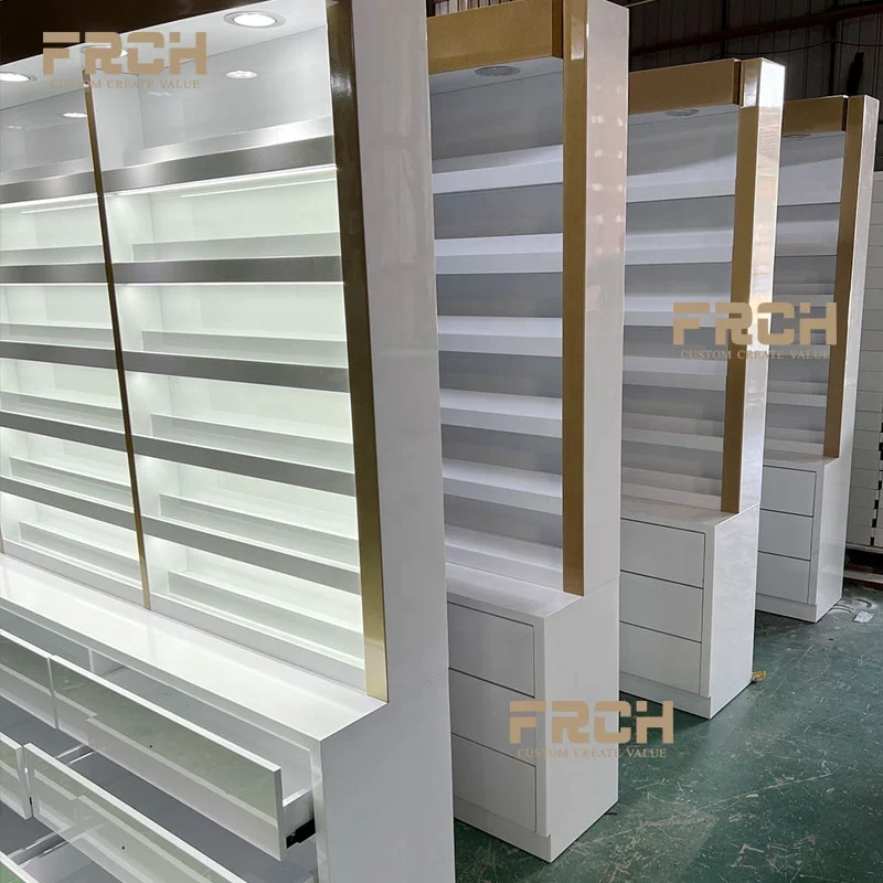 Shop Custom Wood Wall Stand Solon Furniture Nail Polish Rack