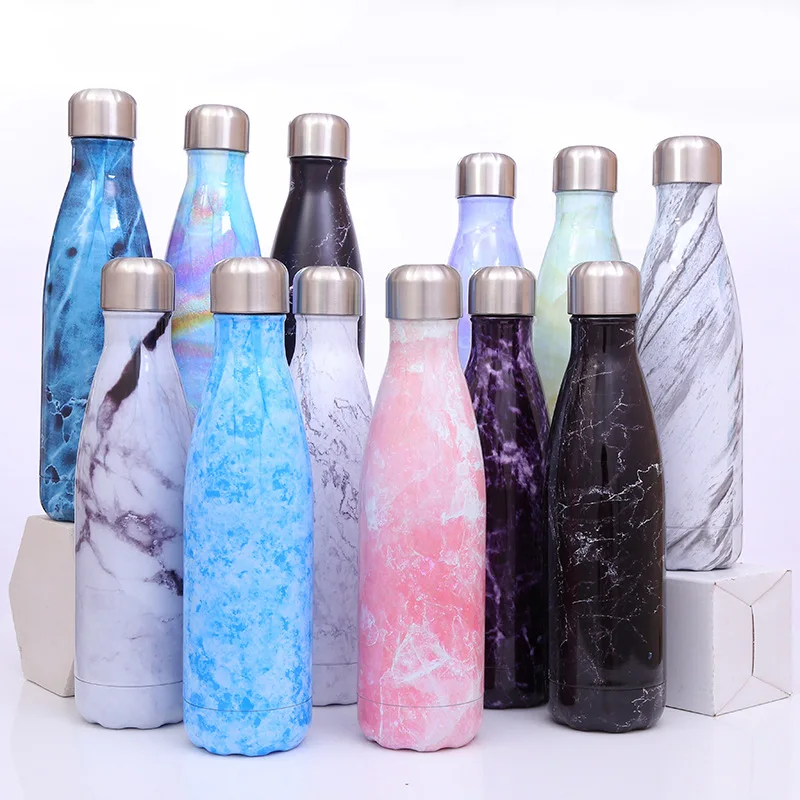 500ml/17oz Minimalist Natural Color Large Capacity Stainless Steel