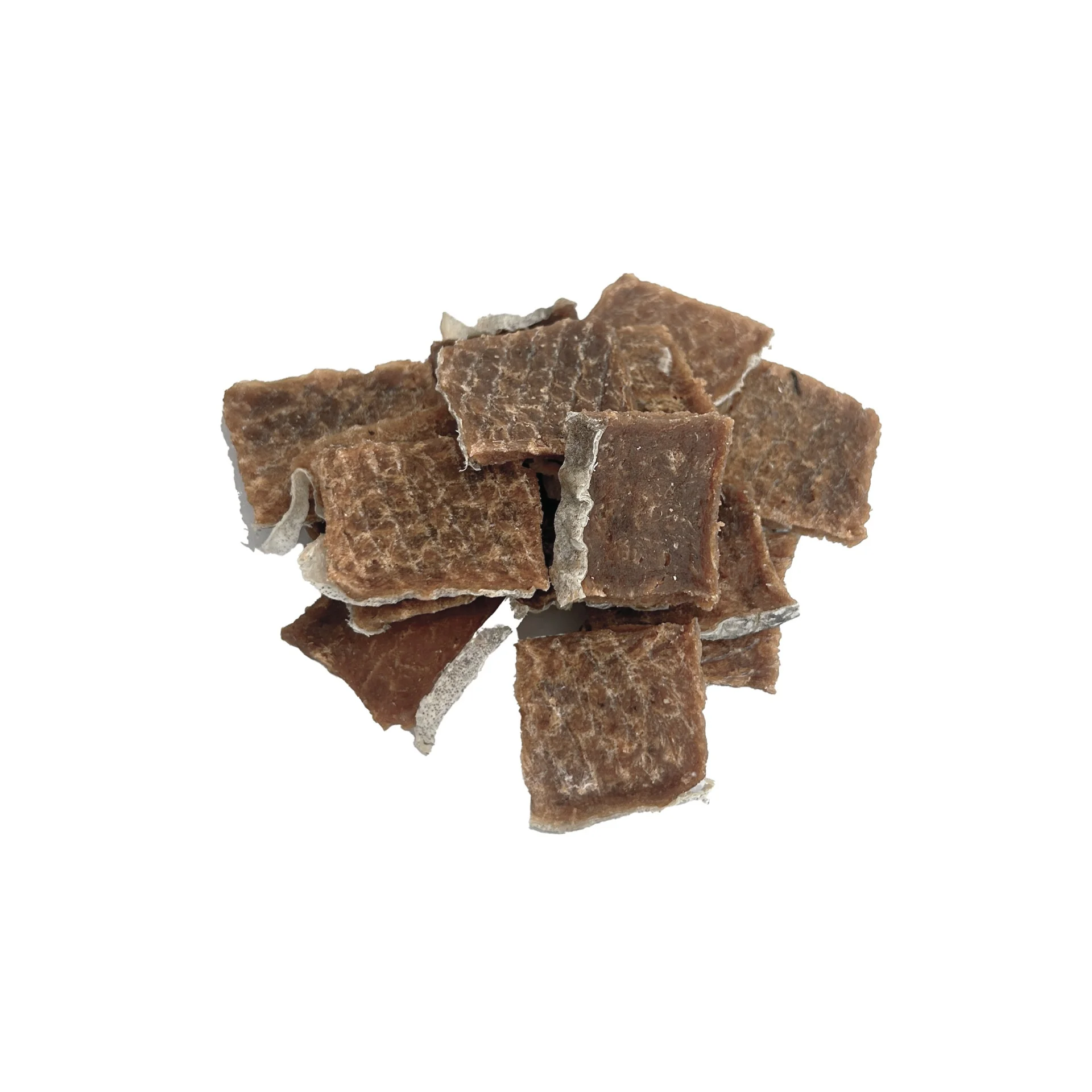 Source Factory Pet Salmon Skin Snacks Grinding Teeth Customizable Export Dog Gum Pet Snacks Grinding Teeth Dog Snacks