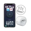 White smart socket BR Plug