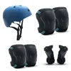 Blue plum blossom helmet-black-and-blue bullhead protective gear