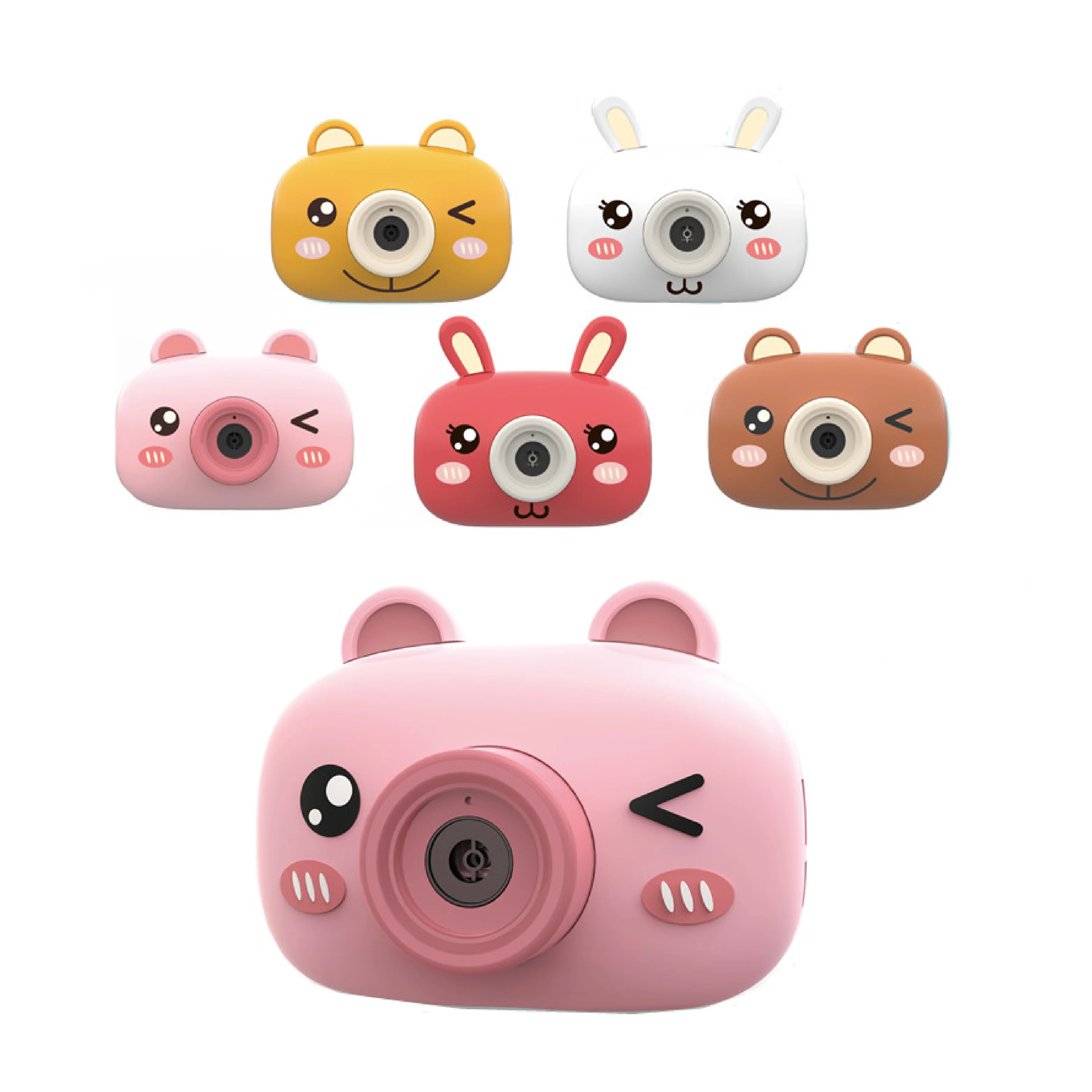 2024 New Product Cow Bubble Camera for Kids With Music and Light Bubble Machine Outdoor Bubble Toys