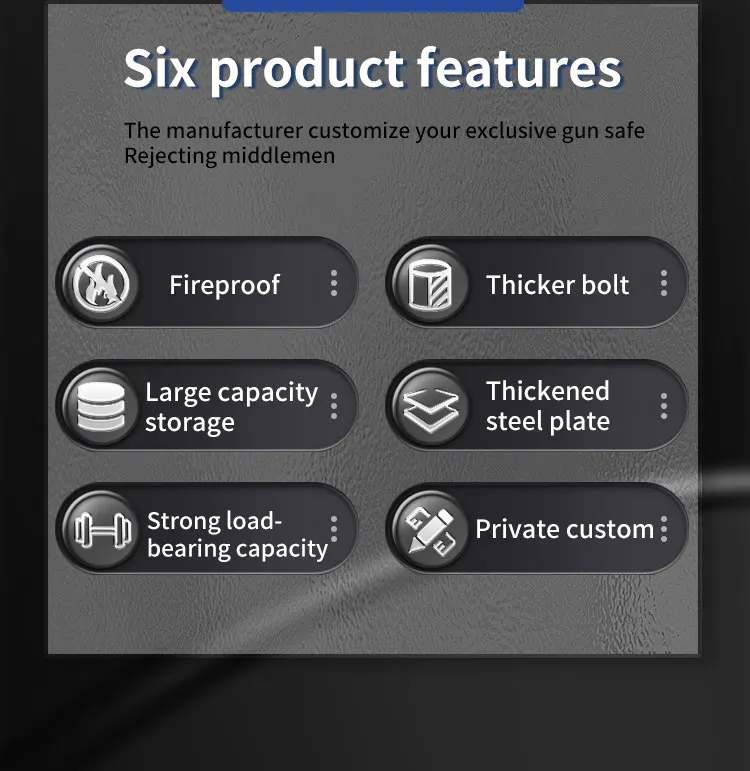 CEQSAFE Steel Strong Safe Cabinet With High Security Digital Safe Gun Deposit Box supplier