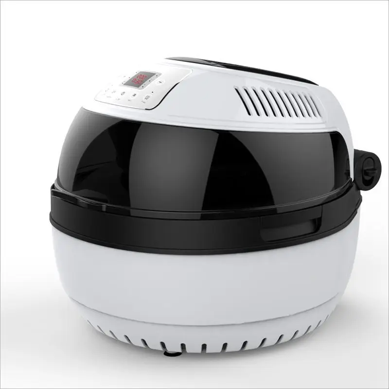 Friteuse à Air Chaud 10L - 1350W - Sans Huile - Noire - Neuve
