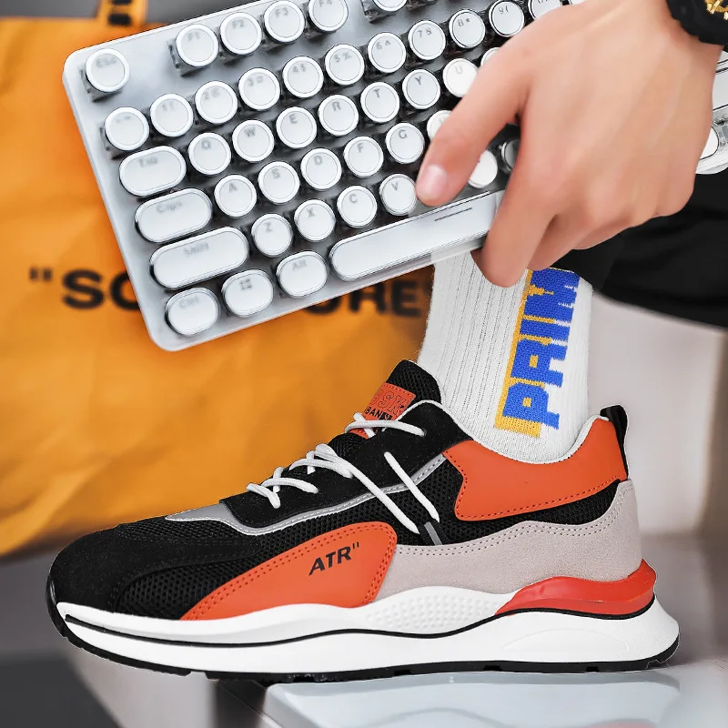 New comfortable running shoes slow running style men's sports shoes