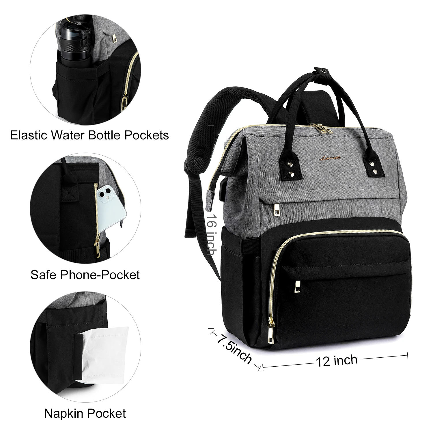FREE Sample Travel Backpacks for Men & Women | USB Port 14/15.6/17 Inch  Laptop Bags | Waterproof Business School Bags