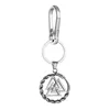 Pendentif couleur acier fermoir bec d'aigle