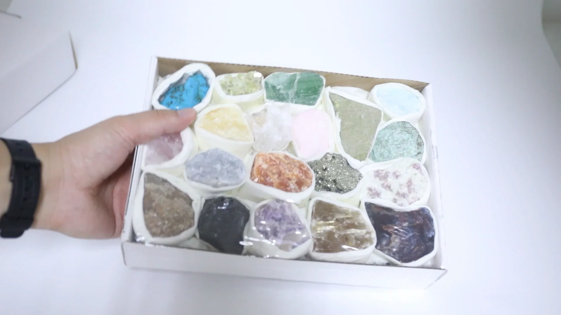 High Quality Natural Raw Rough Pyrite Rose Quartz Agate Mixed Bulk