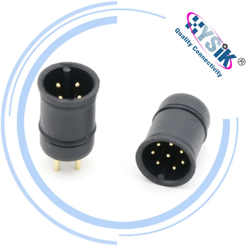 Plug Circular M12 4p Solder Sensor and Actuator Binder 713 4 Pin Connector