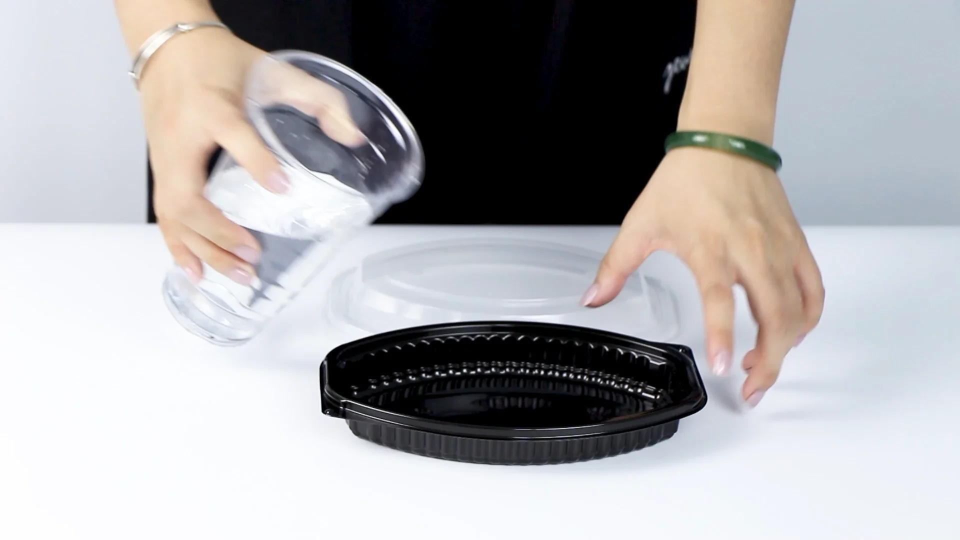 Yangrui 350ml 1 Compartment Microwave Safe Food Grade Bento Lunch Box