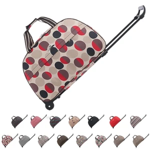 Large 24 Inch Fashion Trolley Suitcase Waterproof Oxford Cloth Luggage Bag Large Capacity Business Trip Trolley Bag
