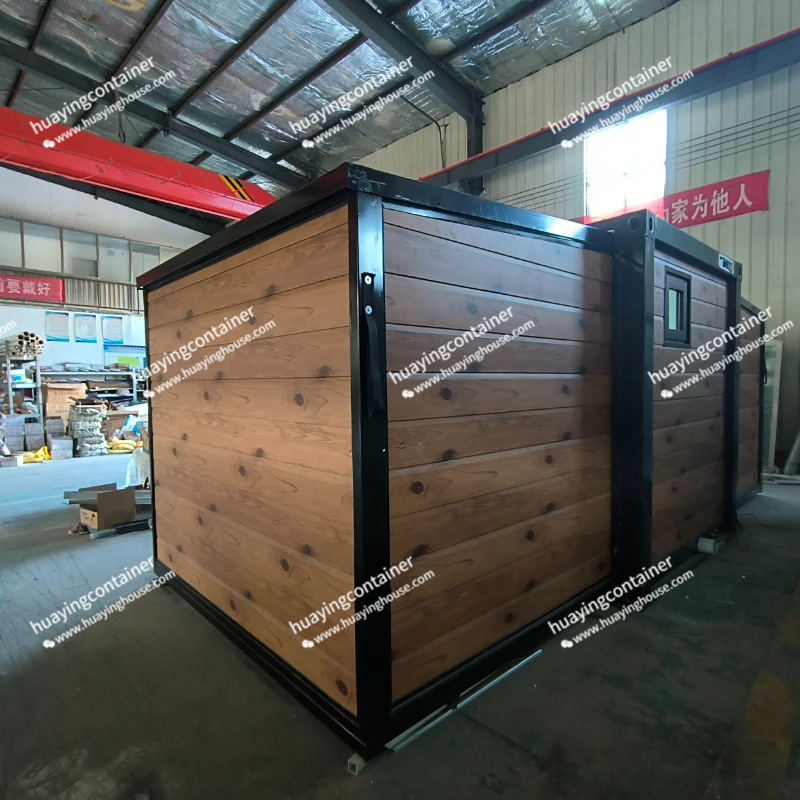 10-Ft Modular Expandable Wooden Container House Flat Pack for Guest Accommodation in Villa Hotel Apartment Hospital Made China