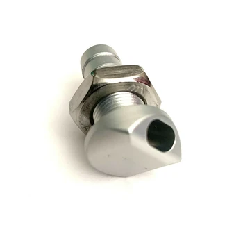 CNC Machined Aluminum Water Bypass Fitting 45 Degree for 3/8 ID Hose