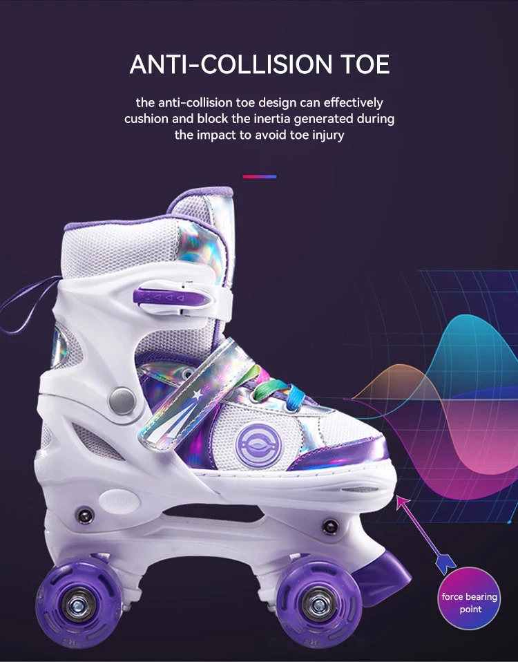 Aisamstar Custom With Logo Adjustable Latest Kids Roller Skating Accept