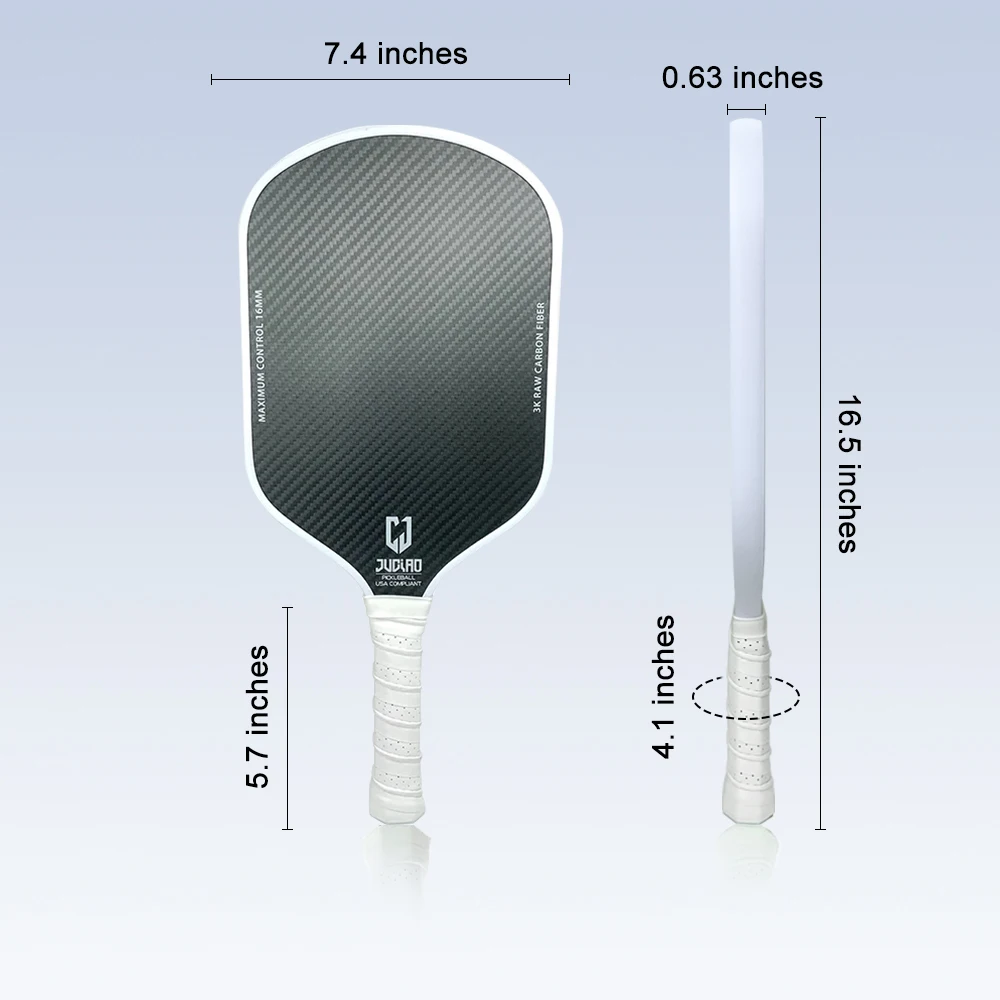 Joola 3K Raw Carbon Fiber Pickleball Paddles - Durable & Control