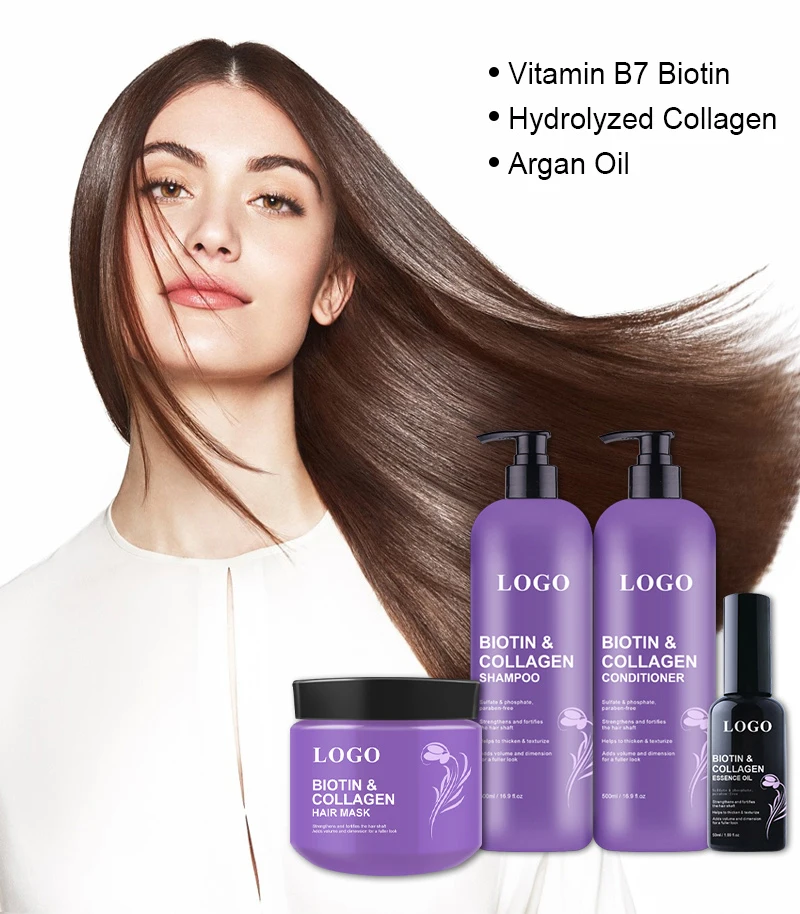 Private Label Hair Care Line Argan Hair Care Set Anti Hairloss Care