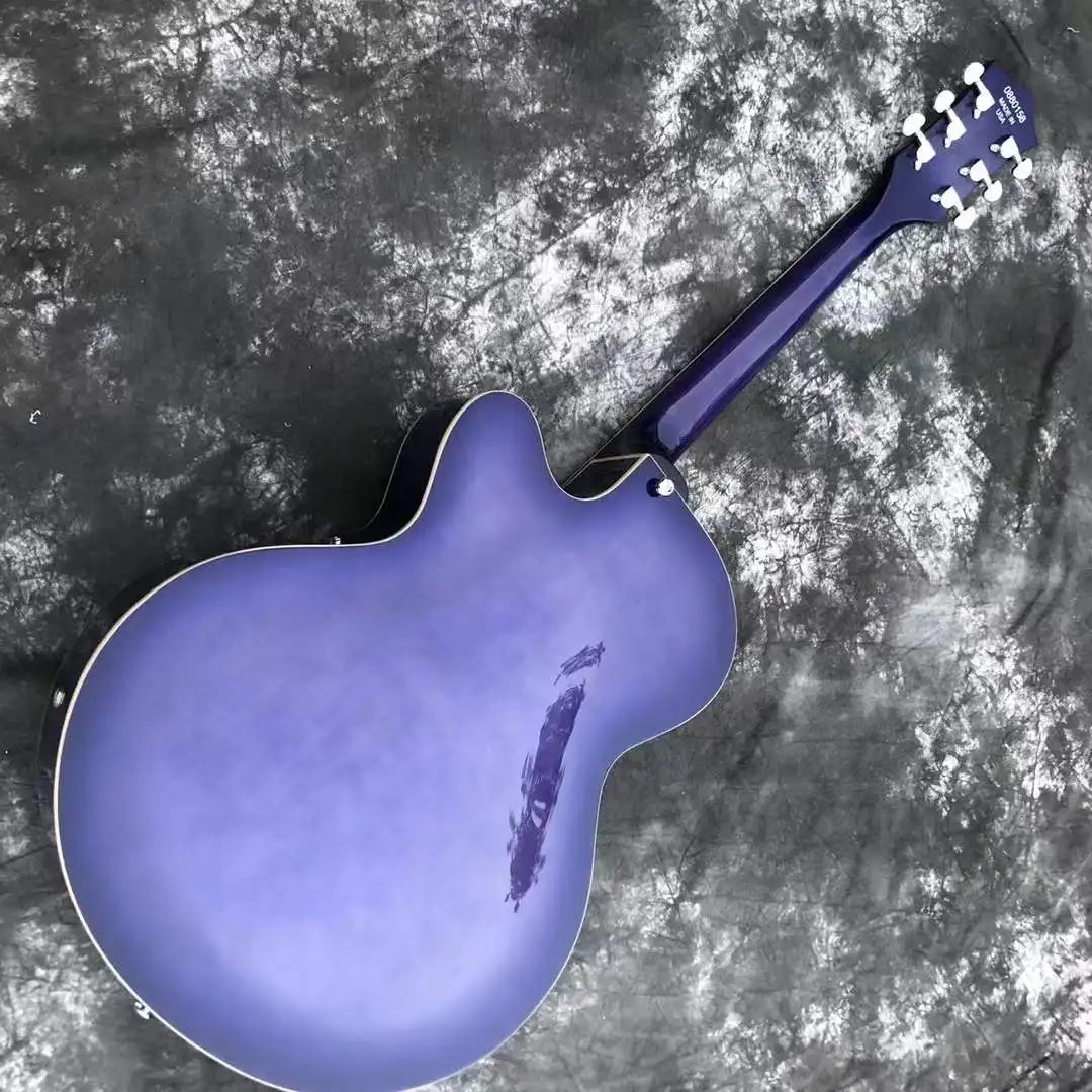 Grote エレキギター 青 ホロウボディ Grote エレキギター 青 ホロウ