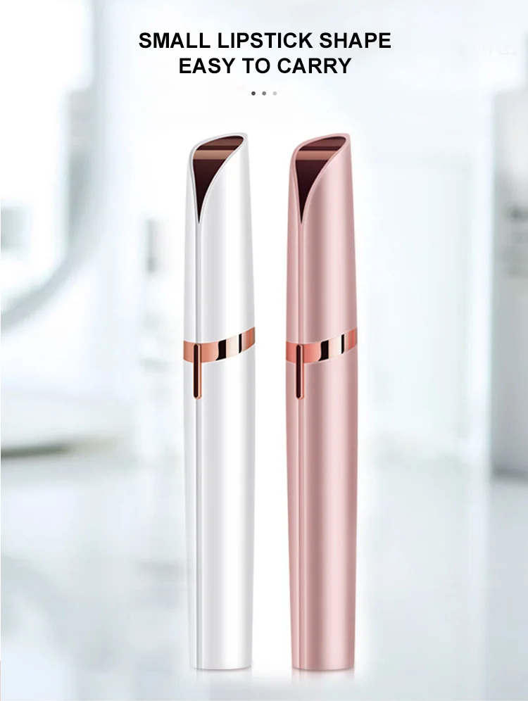 good price portable professional fashion attractive design lady high quality USB painless electric women eyebrow trimmer