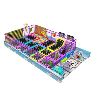 Indoor Commercial Jumping Indoor Kids Trampoline Park Trampolines Manufacturers for Sale