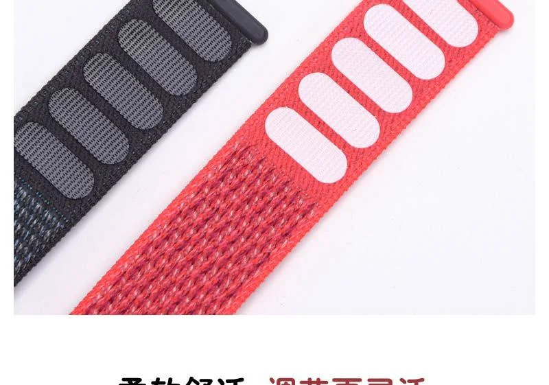 Adjustable Nylon Loop Strap for Freestyle Shark Classic Watch Quick-Release Band with Leash Clip Fabric Correa