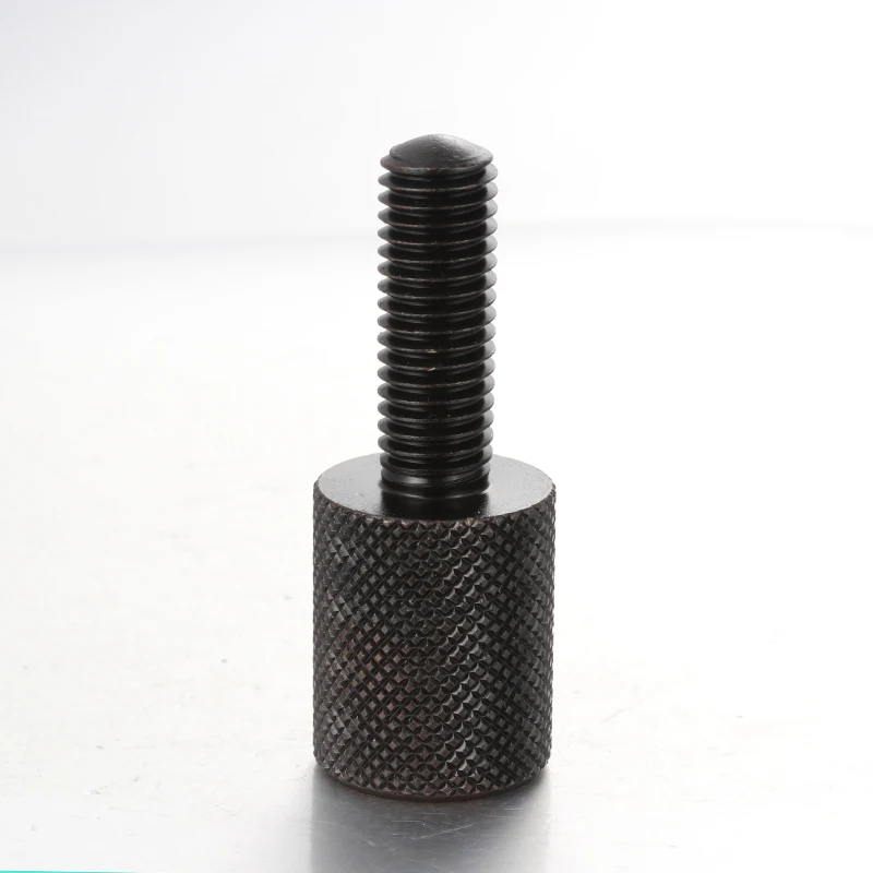 product good material adjusting stopper screws with knurled knob fine thread or coarse thread bolt with nut-61