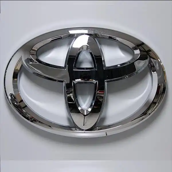 Outdoor Advertising Car Dealership Signs 3D Acrylic LED Backlit Car Logo Sign for Toyota