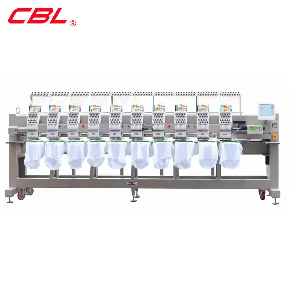 CBL 12 игл 10 головок высокоскоростная компьютерная вышивальная машина tajima