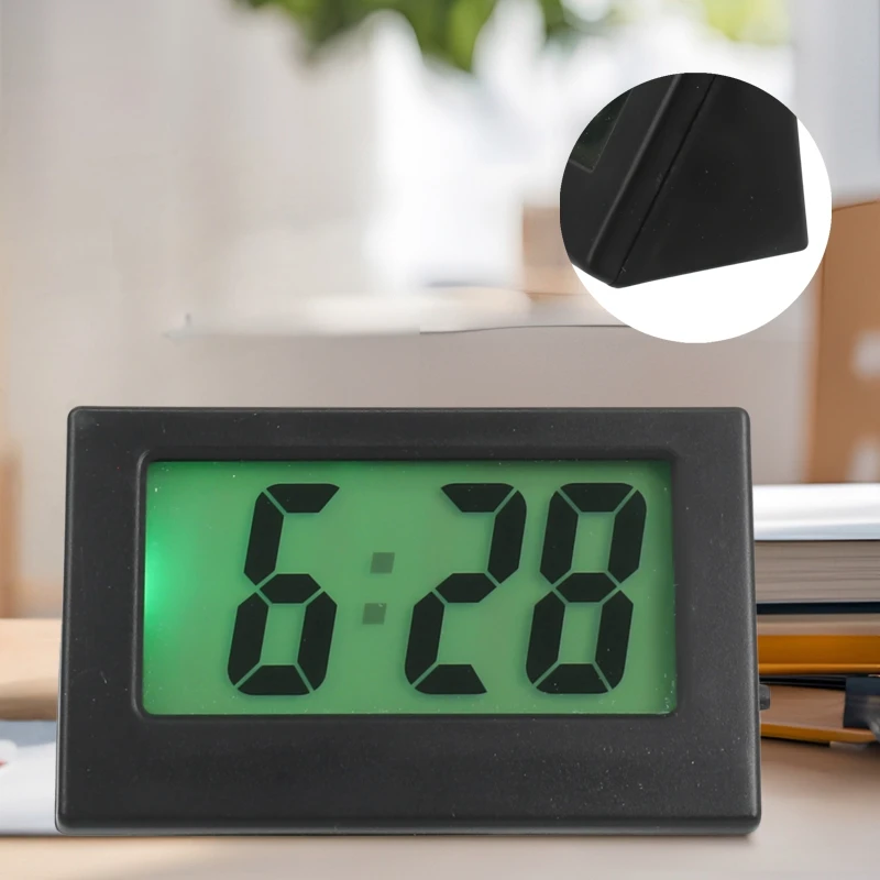 Hot Sale Mini Minimalist Electronic Bedside Clock Promotional Gift Cute Student Clock Small Triangle Countdown Timer