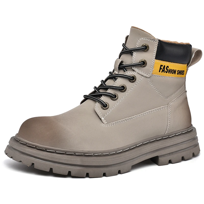 Outdoor Shoes Men Genuine Leather Hiking Shoes Men Waterproof Hiking Boots  Winter Sneakers Mountain Climbing Shoe