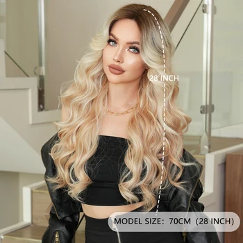 ?ROXANNE 28” BLONDE OMBRÉ  LACE-FRONT  WIG * NWT* 81TNt4ggNUL._AC_UF350,  main image 2