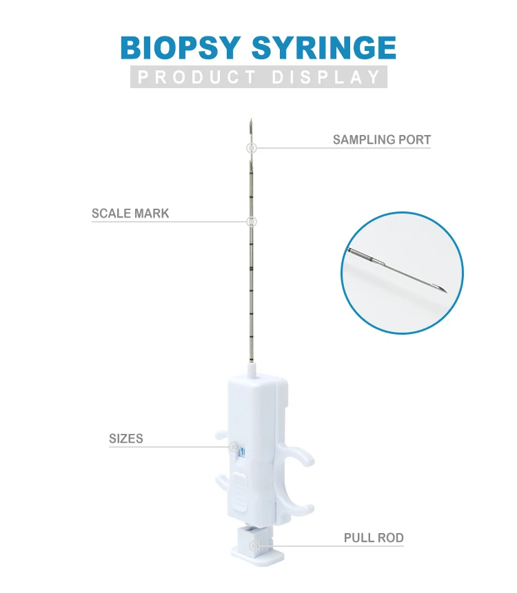 Disposable Biopsy Needle Prostate Biopsy Needle Semi Automatic Biopsy